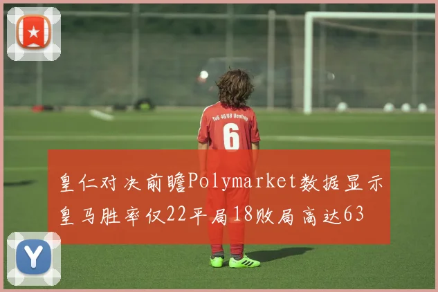 皇仁对决前瞻Polymarket数据显示皇马胜率仅22平局18败局高达63